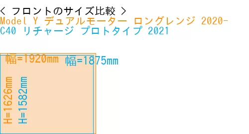 #Model Y デュアルモーター ロングレンジ 2020- + C40 リチャージ プロトタイプ 2021
